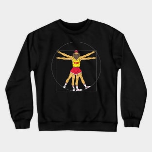 vitruvian forrest gump Crewneck Sweatshirt